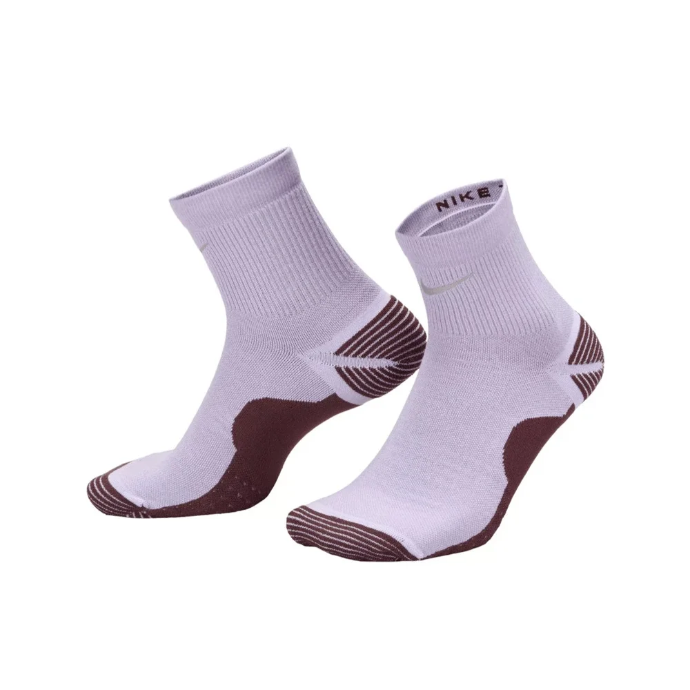 Nike Trail Running Ankle Socks - Wool Blend - Purple - W (11.5-13) M (10-11.5)
